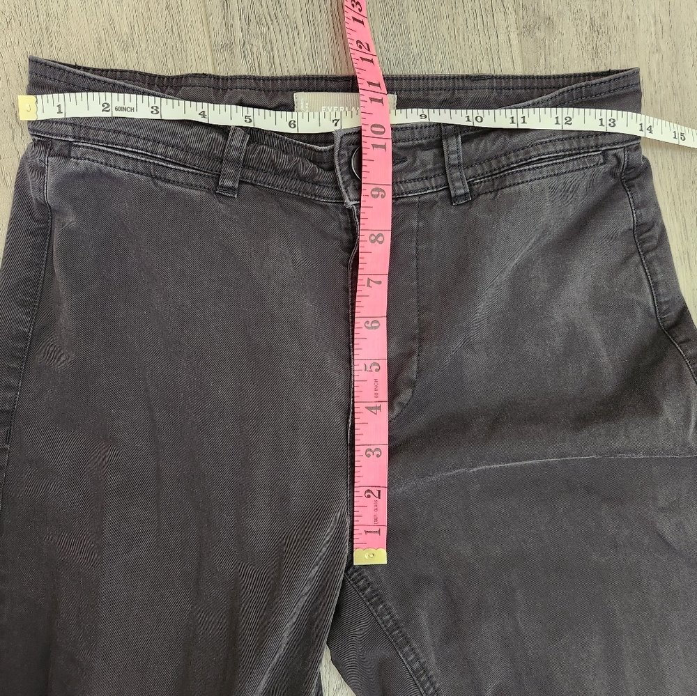 SOLD 🌟 Everlane Black The Lightweight Wide-Leg Crop Chino Pants Size 0 - Picture 16 of 16